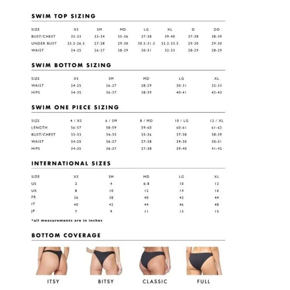 L*Space Women's Sandy Tie Dye Bikini Bottoms Large‎ MSRP $88
